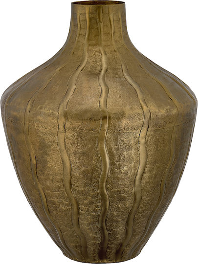 Capolavoro Metallisches Gold Vasen F31xH41cm