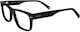 Polar Plastic Eyeglass Frame Black Gold 13 77