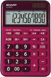 Sharp Calculator in Red Color 1pcs