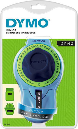 Dymo Junior Mechanical Handheld Label Maker in Light Blue Color