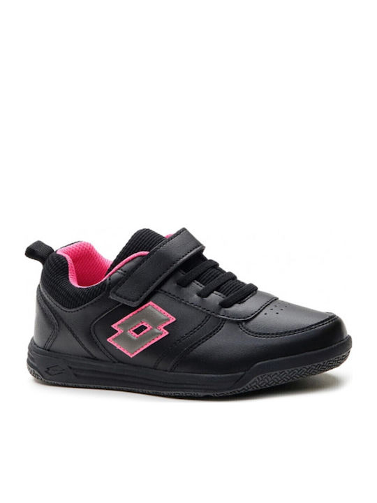 Lotto Kinder Sneakers mit Klettverschluss Schwarz