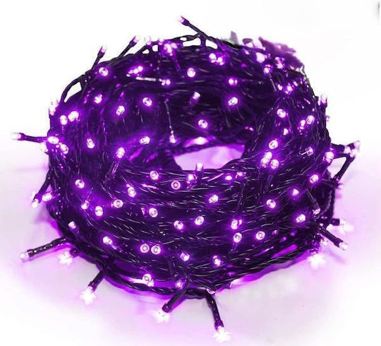 200 Lichterketten LED 20m. Lila in Zeichenfolge 1Stück