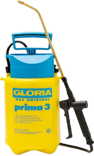 Gloria Prima Pressure Sprayer with Capacity 3lt 3bar in Yellow color