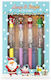 Tri-coastal Christmas Glitter Pen Set 4 Pcs