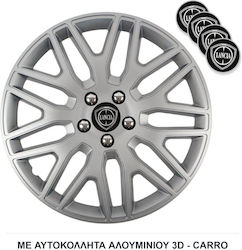 Τάσια Τροχών Αυτοκινήτου Versaco 15" Dakar Ασημ...