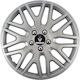 Car Wheel Hubcaps Versaco 15" Dakar Silver Chro...