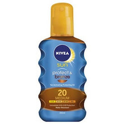 Nivea Protect & Bronze Ulei Protecție Solară SPF20 200ml