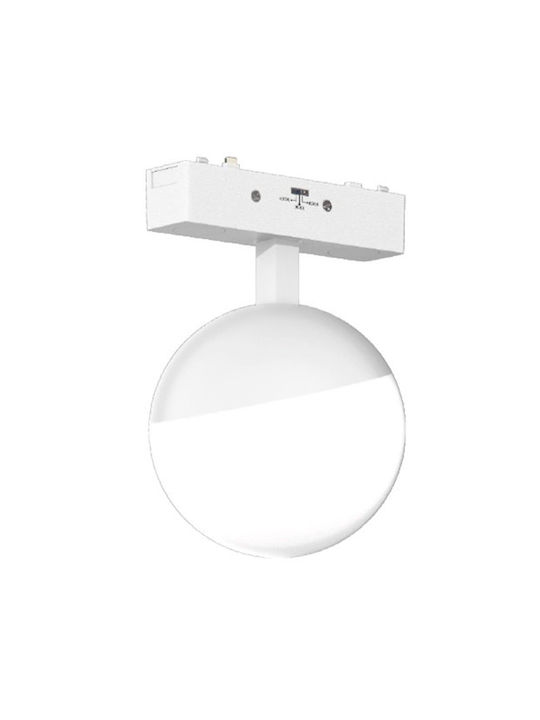 Inlight Единично LED Регулируемо бяло Спот в Бял Цвят