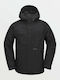 Volcom Dua G0652507-BLK Ανδρικό Μπουφάν Gore-Tex για Σκι & Snowboard Μαύρο