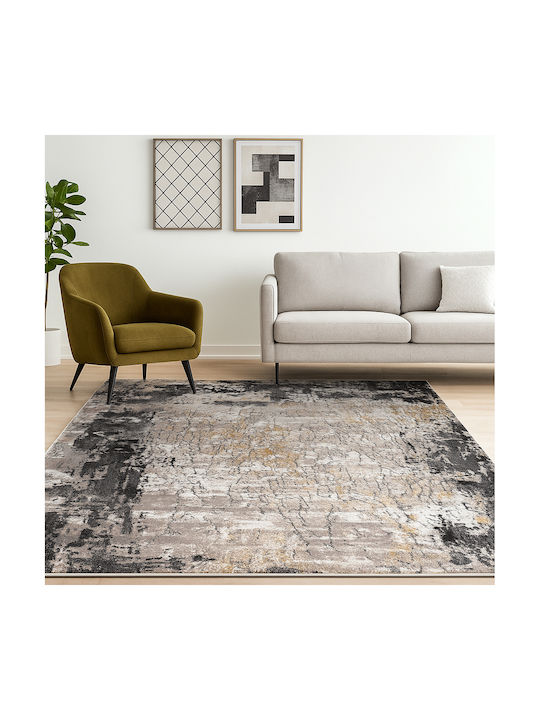Saray Home Springs Spg02 Χαλί Ορθογώνιο Ιβουάρ-γκρι Σκούρο 160x210cm