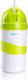 Kidsme Sticlă Pentru Copii Termos Silicon cu Pai Culoare Full Face Verde 300ml
