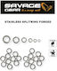 Stainless Steel Splitring Savage Gear 16mm