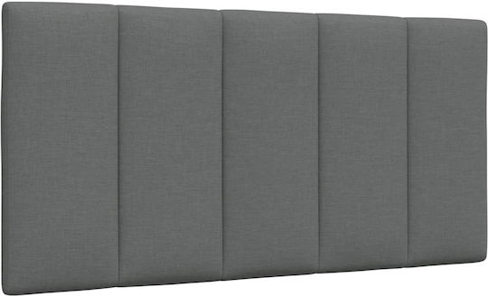 vidaXL Fabric Bed Headboard Cushion Dark Gray 100x45cm