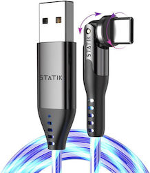 Statik USB 2.0 USB-C männlich - USB-A 60W 2m (PUP-0465-6FT-CC)