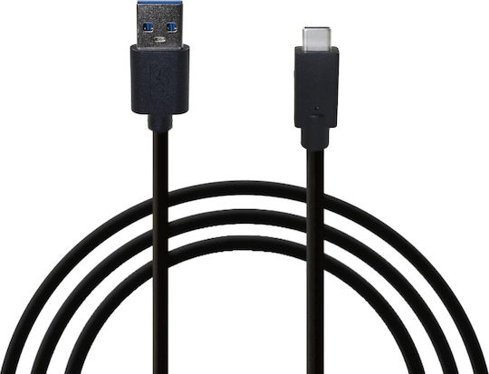 MSonic Regular USB 2.0 Cablu USB-C bărbătesc - USB-A Negru 2m (MLU537)