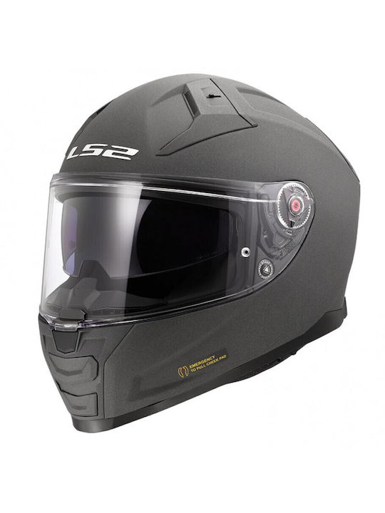 LS2 Vector II FF811 Matt Concrete Мотоциклетна каска Full Face ECE 22.06 1500гр с Sunvisor