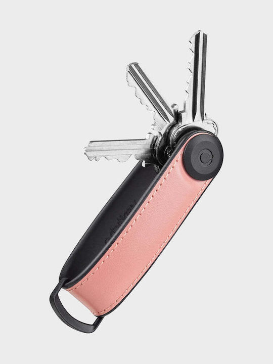 Orbitkey Breloc Piele roz
