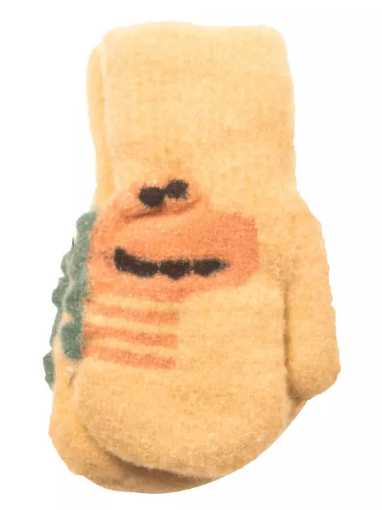 Kinderhandschuhe Gestrickt Gelbe