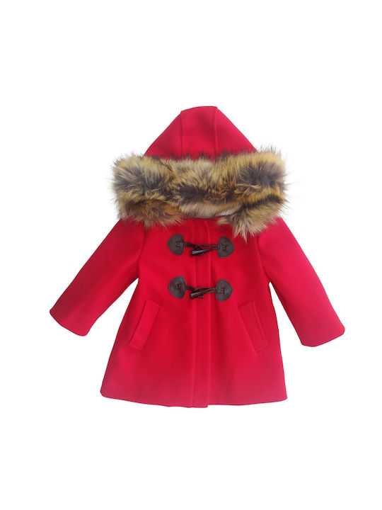 Baby Train Kids Coat Red