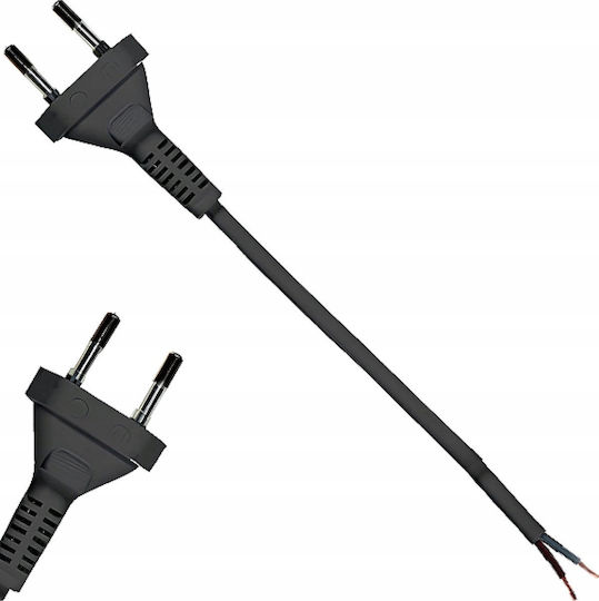 Καλώδιο Σύνδεσης Zamel Zamel Prw10000338 Επίπεδο Βύσμα 5m 2x0,75 Μαύρο Sp 5.0 13579434 5903669004882