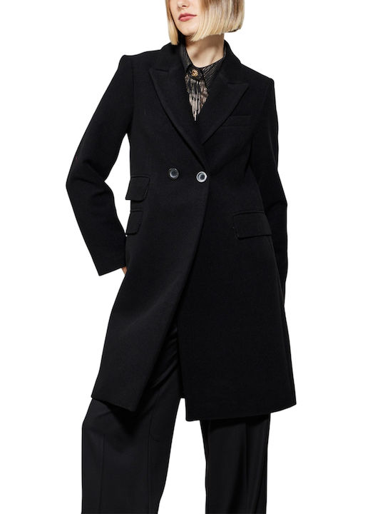 Passager Women's Coat with Buttons black