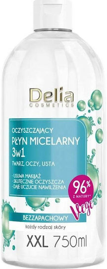 Delia Cosmetics Delia Cosmetics Micellar Water Facial Cleanser with Moisturizing and Brightening Action 750ml