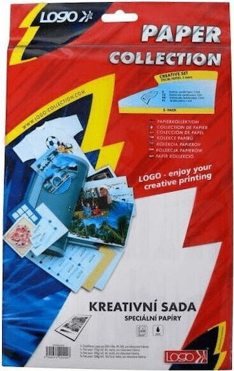 Logo Collection Photo Paper A4 (21x30) for Printers Inkjet 25 Sheets