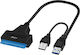 Linq USB 2.0 to SATA SSD 2.5-Inch Adapter Cable Compact Design Black
