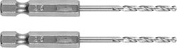 Graphite Set of 2 Drills with Hexagonal Shank f...