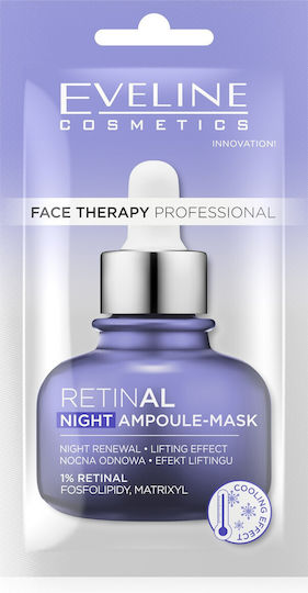 Eveline Face Therapy Professional Ampoule-Mask Anti-aging Serum Face with Retinal for Firming 8ml