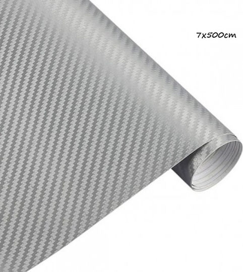 Car Protective Adhesive Strip 2pcs 7x500cm Gray Carbon – OEM