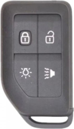 Carcasă cheie auto cu lamă cu 4 butoane Telecomandă pentru Volvo