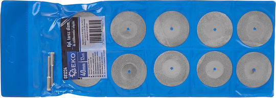 Set Discuri de Tăiere cu Diamant 40 mm 12 Bucăți Geko G81224