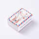 Paper Christmas Box for Gift White 8.4x6cm. 5pcs