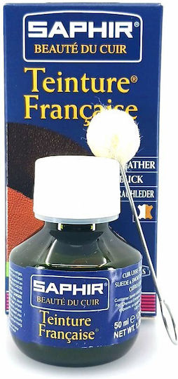 Saphir Teinture Francaise 50 мл Тъмносиньо 06 Перманентна боя за обувки нюанс Тъмносиньо 06