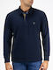 Polo Long Sleeve Blouse Blue