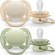 Philips Ultra Soft Pacifiers Silicone Multicolour for 0-6 months 2pcs