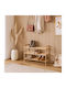 Schuhschrank aus Bambus 70x26x50cm
