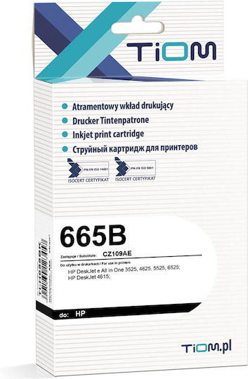 Tiom Συμβατό Μελάνι Εκτυπωτή InkJet HP Μαύρο 1τμχ
