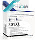 Tiom Συμβατό Μελάνι Εκτυπωτή InkJet HP 301XL Πολλαπλό (Color) 1τμχ