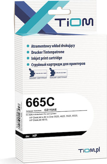Tiom Συμβατό Μελάνι Εκτυπωτή InkJet HP 655 Κυανό 1τμχ