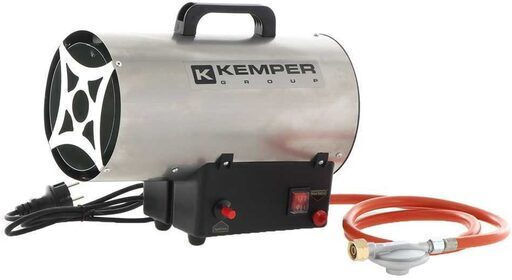 Kemper Газов 65311 Инокс Генератор за Горещ Въздух на Бутан Газ 10 kW