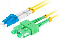 Lanberg Οπτική Ίνα LC/UPC-SC/APC 1m Κίτρινη Lanberg Οπτική Ίνα LC/UPC-SC/APC 1m Κίτρινη