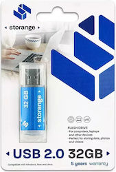 Storange 32GB USB 2.0 Blue