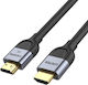 Unitek 60Hz HDMI 2.1 Ultra High Speed 48Gbps 4K 120Hz HDR VRR Cable HDMI Male - HDMI Male 1m Black