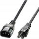 Lindy Lindy IEC C14 / IEC C5 - IEC C14 / IEC C5 Cable 5m Γκρι