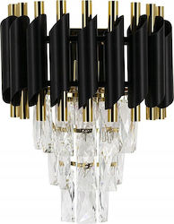 Mdeco Lamp Wall Gold