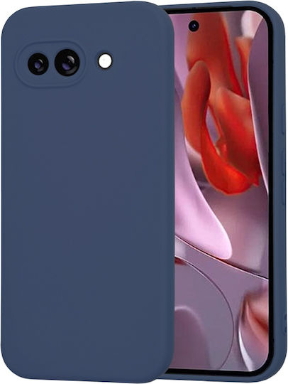 Techsuit Softflex Umschlag Rückseite Silikon Marineblau (Google Pixel 9a)