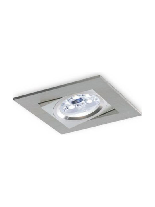 Metalic Cadru pentru Spoturi GU5.3 9.2x9.2cm. 1buc