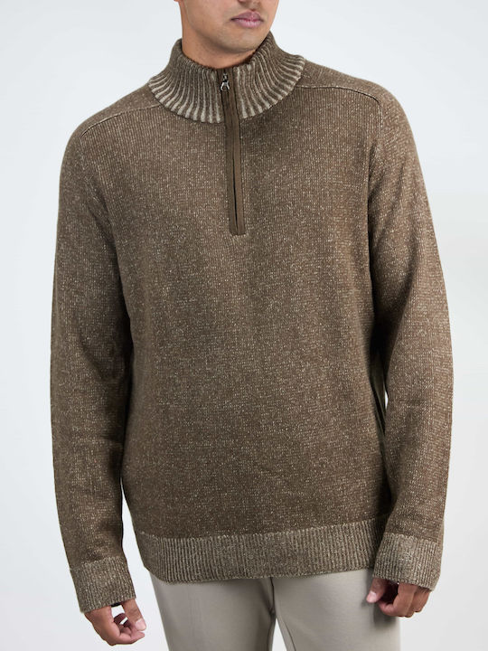 Indicode Long Sleeve Sweater Brown